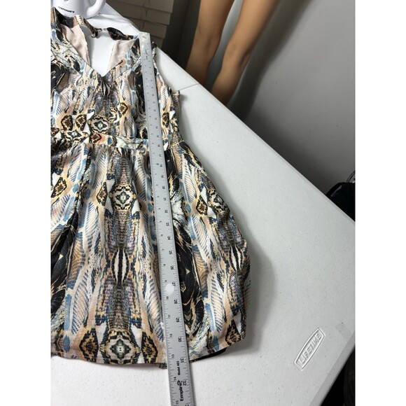 Ladakh Women’s Romper Sleeveless V-Neck Boho Tribal Print Sz 4 - Picture 6 of 13